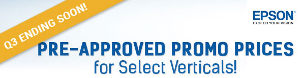 Pre-Approved Promo Prices for Select Verticals!