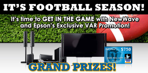 It's Football Season! Get in the Game with NewWave and Epson's VAR Promotion!