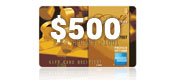 $500 American Express Gift Card!
