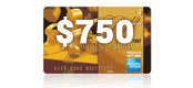 $750 American Express Gift Card!