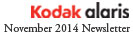 Kodak Alaris November 2014 Newsletter