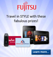 Fujitsu and NewWave want you to travel in style with these fabulous prizes! Click to learn more!