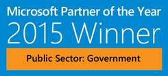 Microsoft Partner of the Year: 2015 Winner -- Public Sector: Government