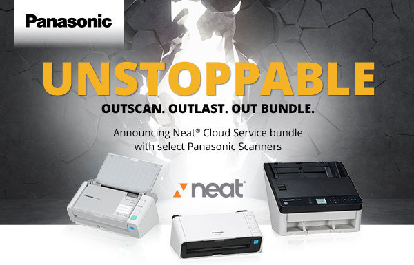 Panasonic announces Neat® Cloud Service bundle with select Panasonic Scanners!